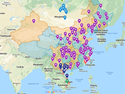 Čína: Virus AMP „přeskočil“ 1400 km do Sin-ťiangu
