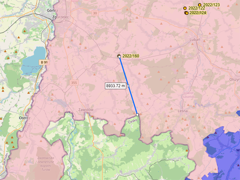 Polsko: nález AMP ve vzdálenosti devět kilometrů od hranic s Českem!